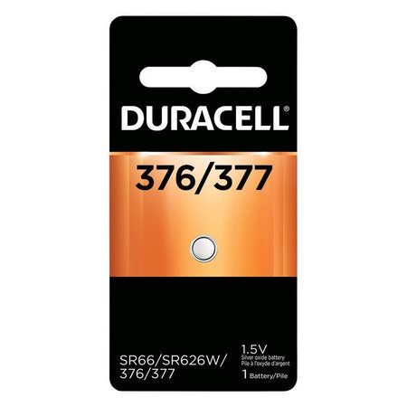 DURACELL Silver Oxide 376/377 1.5 V 28 Ah Electronic/Watch Battery 1 pk D377BPK